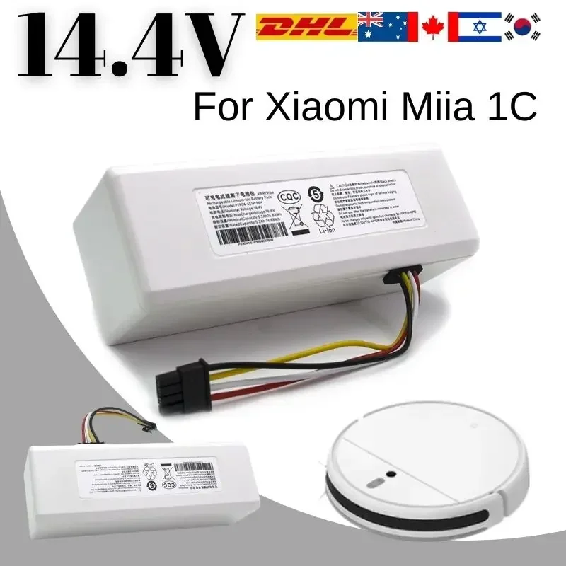 

12800mAh Robot Battery For Xiaomi Mijia 1C STYTJ01ZHM P1904-4S1P-MM Robot Vacuum Mop Cleaner Battery Accessories Parts