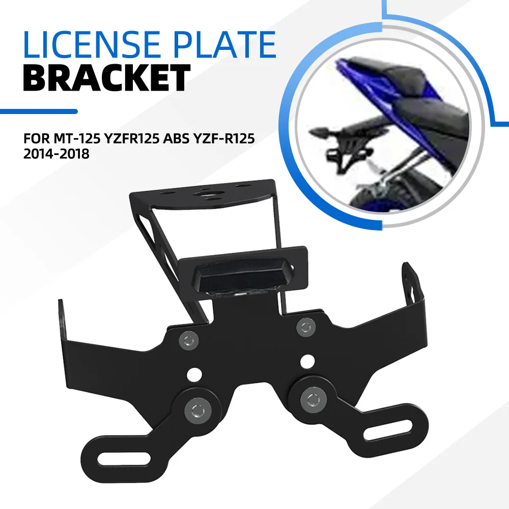 

FOR YAMAHA MT-125 YZFR125 ABS MT125 YZF-R125 2014-2018 Tail Tidy Fender Eliminator Bracket Motorcycle License Plate Holder