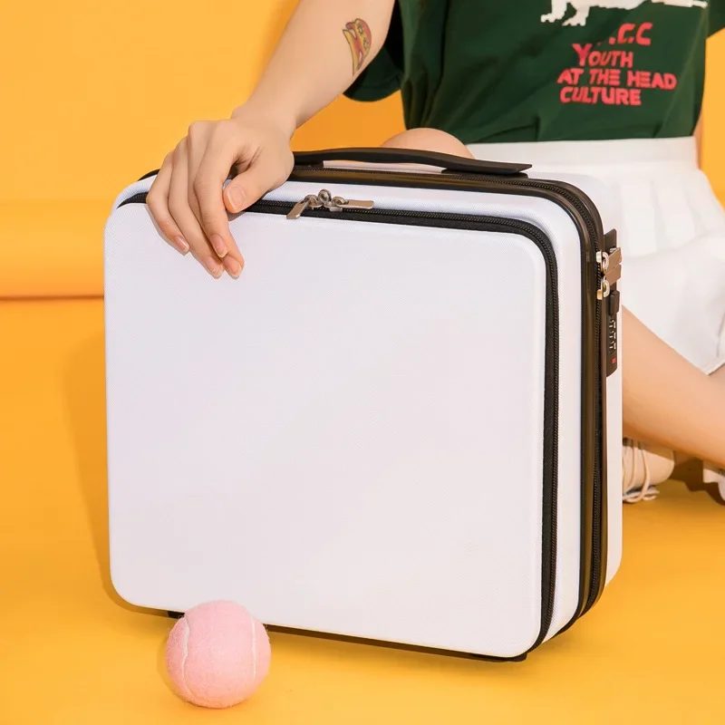 16 Inch Suitcase Cosmetic Bag Small Luggage Lockbox Small Light Suitcase Storage Box 16.5X30.5X31CM