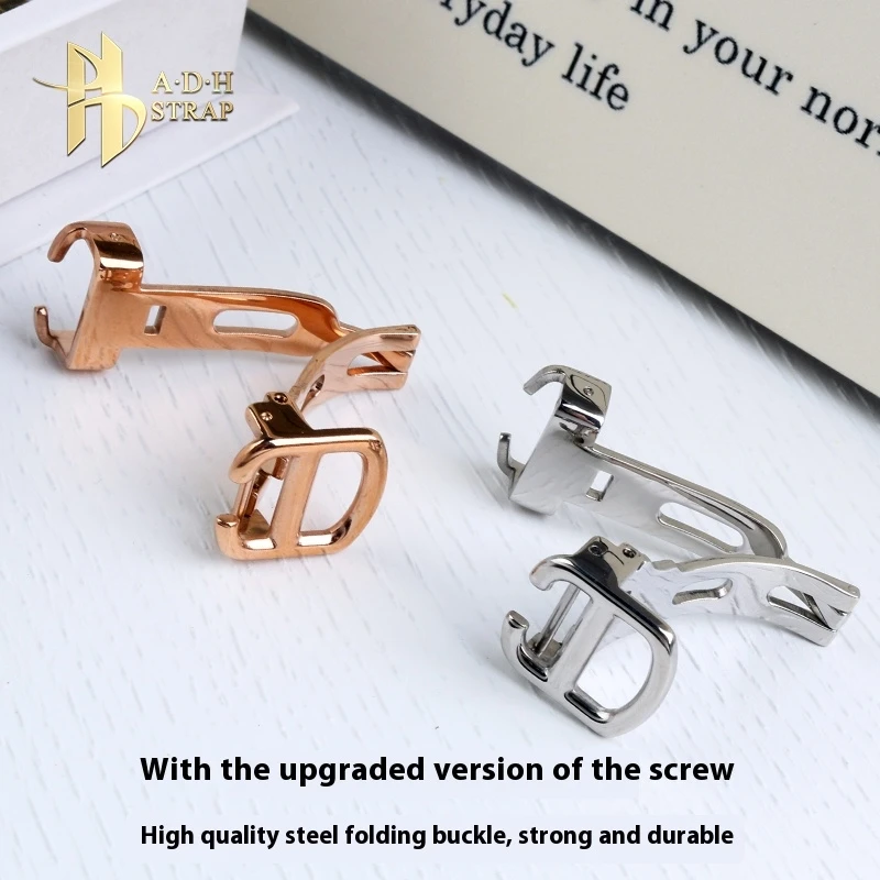 Pulsera de piel de cocodrilo de alta calidad para globos azules Cartier W69010Z4 W 6920071   W 6920085   Correa de reloj mujer convexa 8 11 12 mm