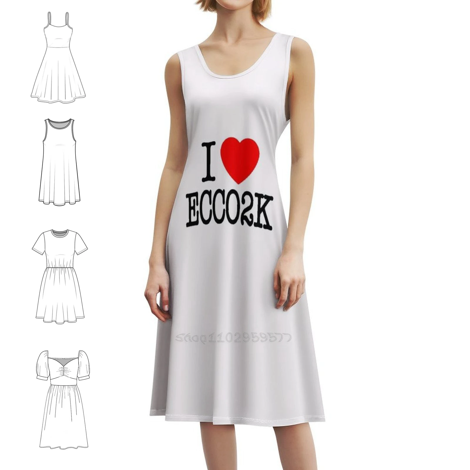 

I Love Ecco2K мини-платье в консервативном стиле для женщин трапециевидной формы свободного покроя повседневное дневное платье I Love Ecco2K женская одежда