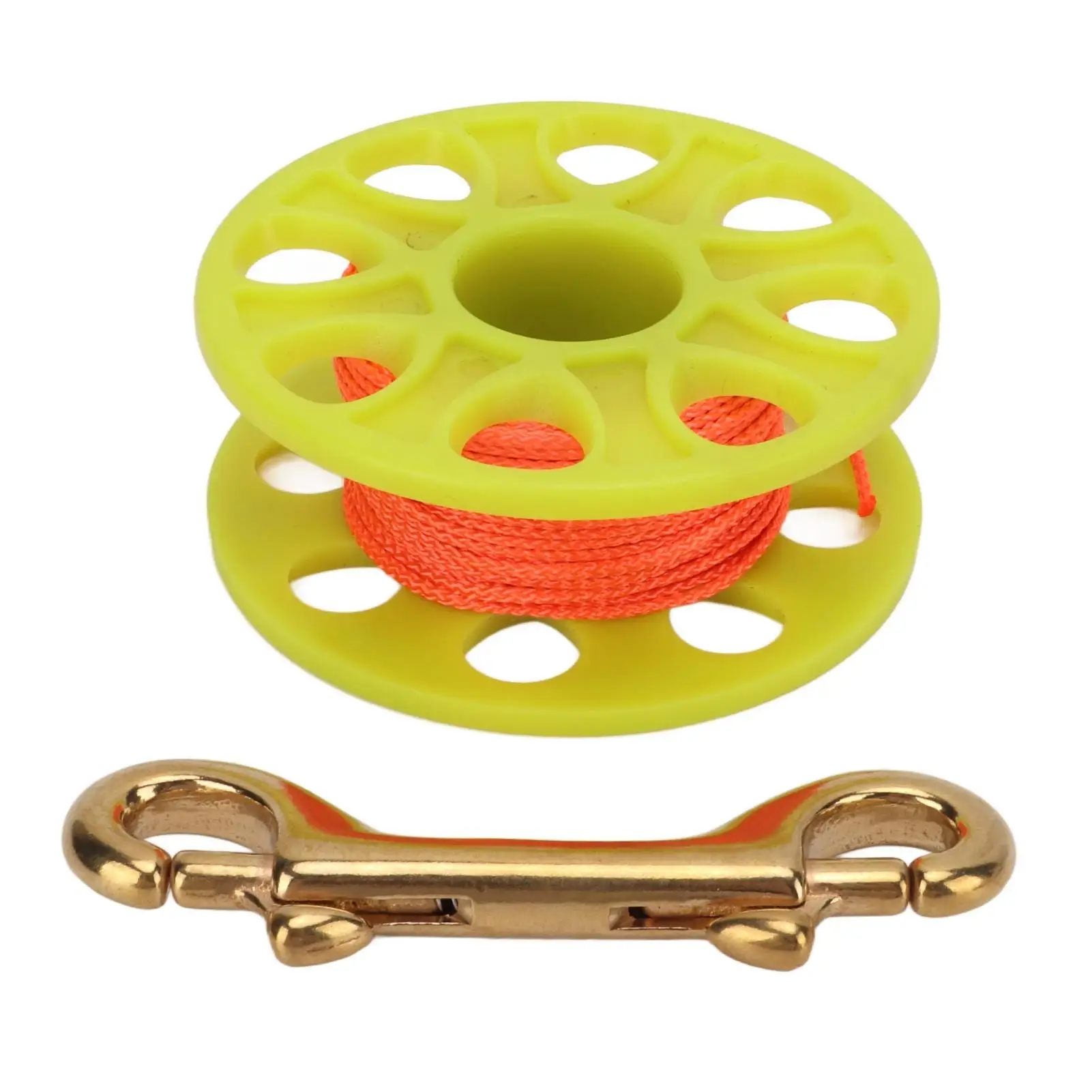 

Aluminum Diving Spool Reel with Flat Line Snap - 15m, 18m, 30m for Cave Diving & Fishing Gear