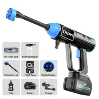 Water Spray Car Foam Wash Gun 500W 48V 96V 50Bar Electric High Pressure Car Washer Water Gun Cleans Cars Fences & Patios