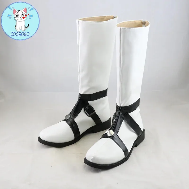 

COSGOGO Anime JoJo`s Bizarre Adventure Golden Wind Boots Guido Mista Halloween Game Cosplay Shoes