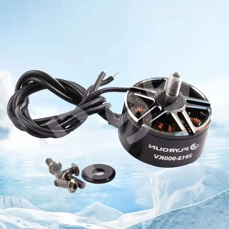 

Flyroun 2812 900KV Brushless Motor (3-6S) 7"-9" FPV Long Range Drones RC Airplanes