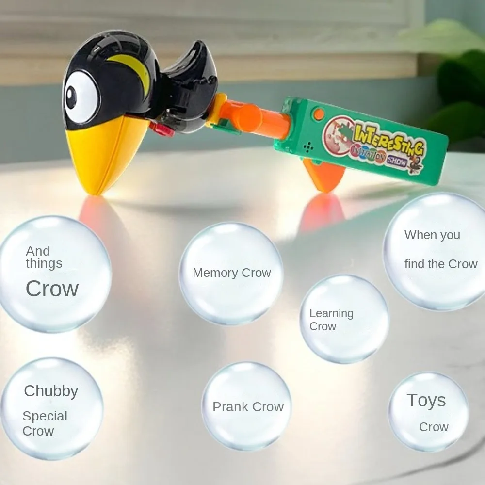 Registrazione parlante intelligente Il pappagallo parlante elettrico ripetisce imita il corvo parlante Animale divertente Uccelli parlanti Bambini