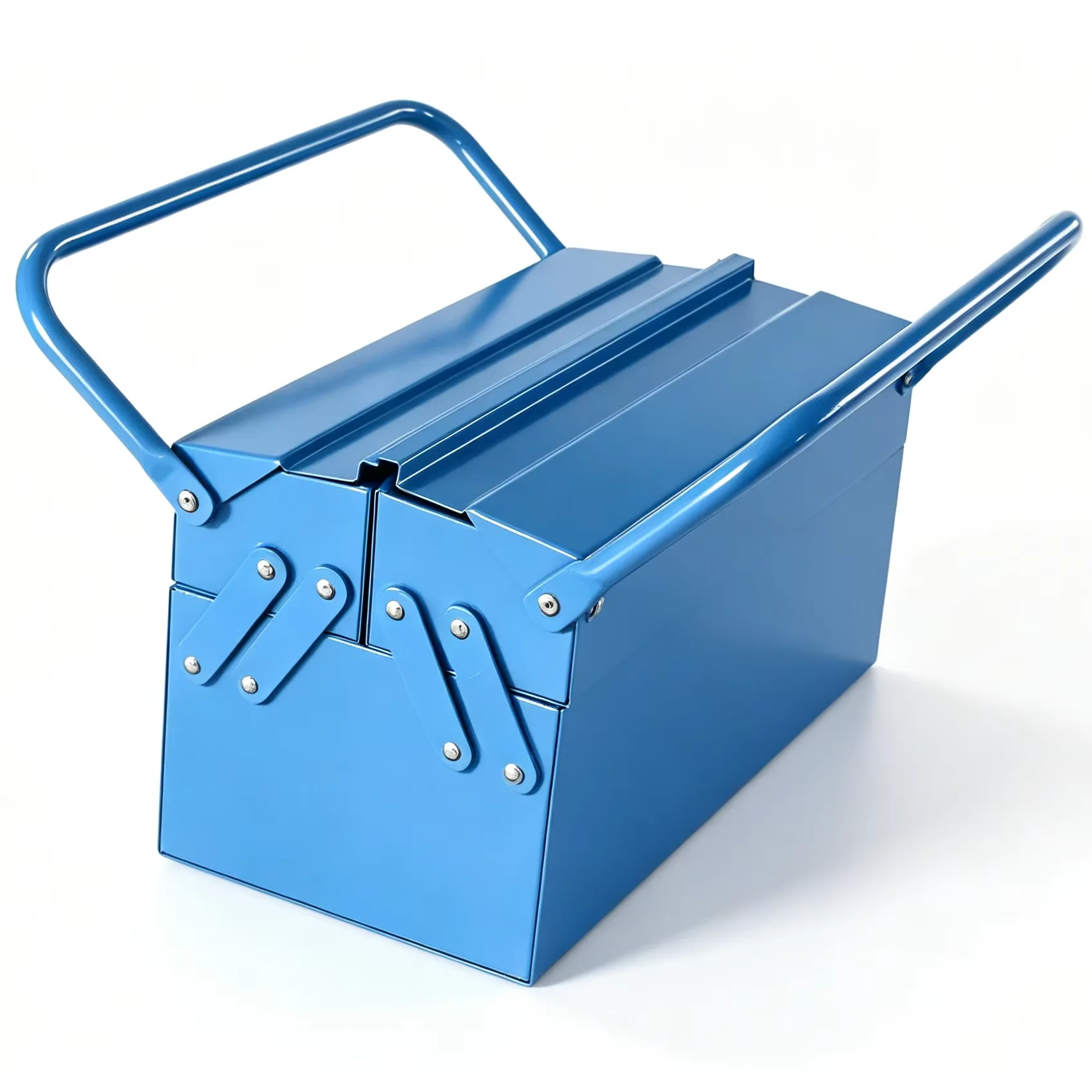 a forCantilever Aluminum Tool Box Multi Tray Folding Waterproof Self-locking Design 3 Compartments Custom Sheet Outdoor Tool