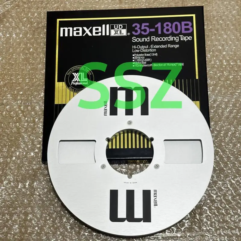 MAXELL maxell 10 inch opening 10 inch opening machine with reel with box 10 inch opening with empty reel aluminum reel