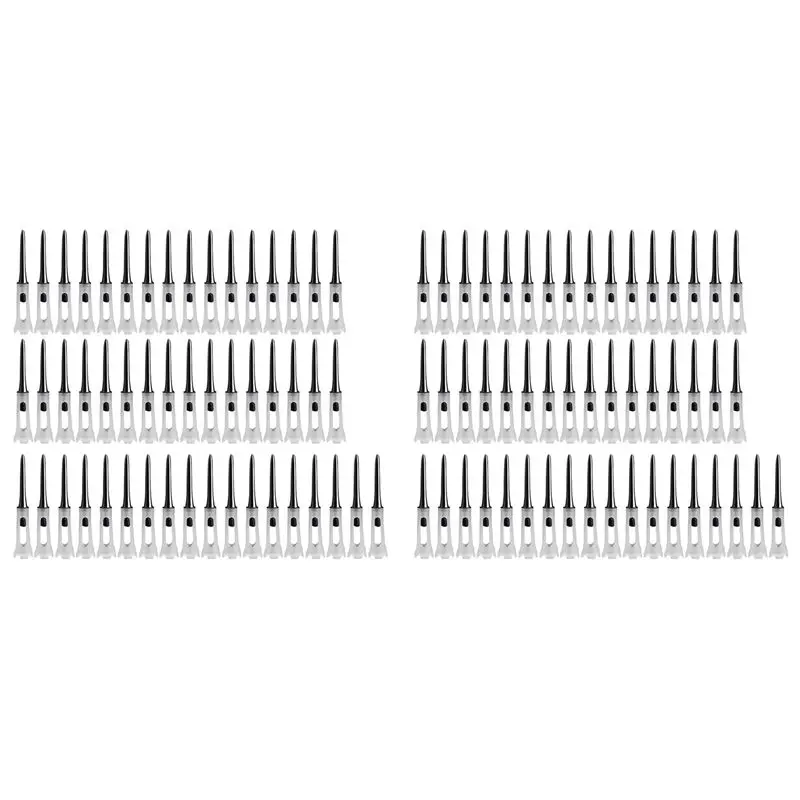 

Набор для гольфа AEF6-100Pcs: Двухслойные пластиковые ти-шипы с низким сопротивлением, мягкие, для тренировок, черные