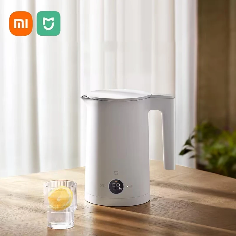 XIAOMI MIJIA P1 Quiet Edition Electric Kettle Constant Temperature Household 1800W High Power LED Display 304 Stainless Teapot