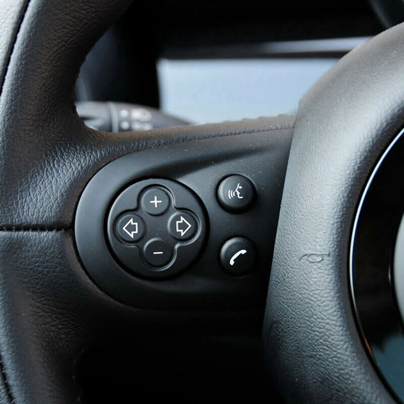 Car Multifunction Volume Steering Wheel Switch Button Cover For MINI Cooper R55 R55 R57 R57 R58 R59 R59 R60 R61