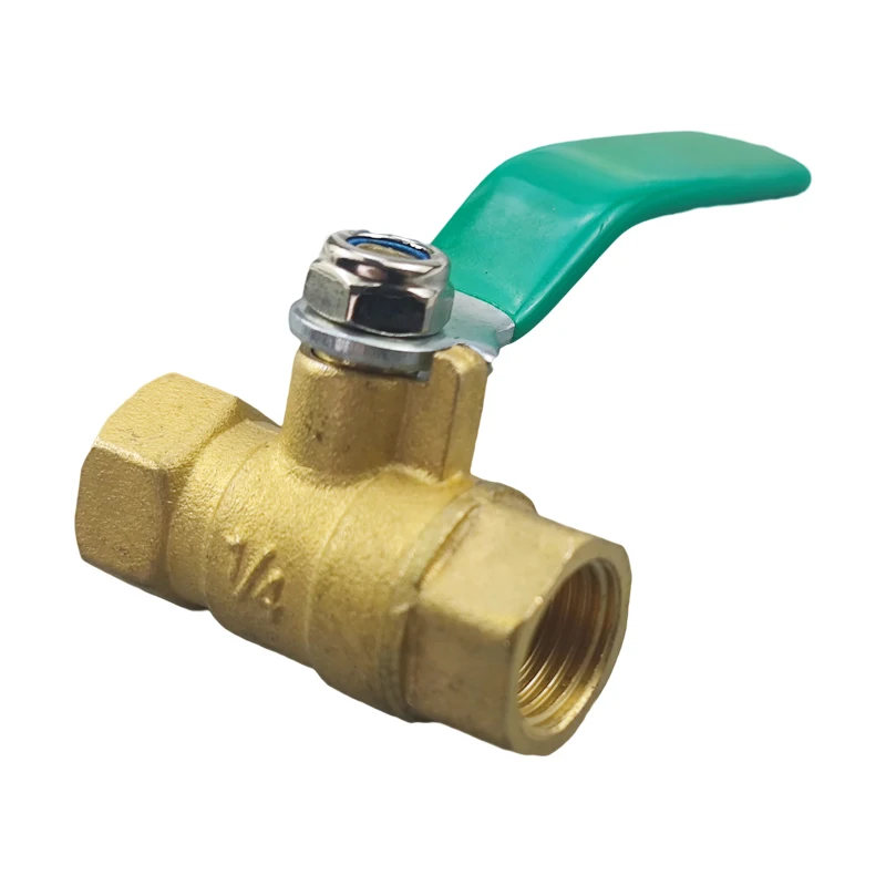 

1/4'' Brass Ball Valve Male to Female Water Gas Oil Valve with lever handle Copper Plumbing Valve