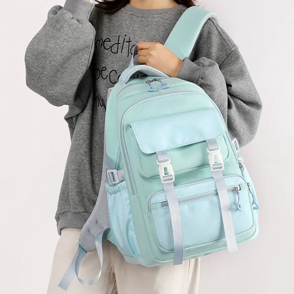 

Студенческий рюкзак с несколькими отделениями, водонепроницаемый школьный рюкзак с широкими ремнями, износостойкий дорожный рюкзак для ноутбука большой вместимости