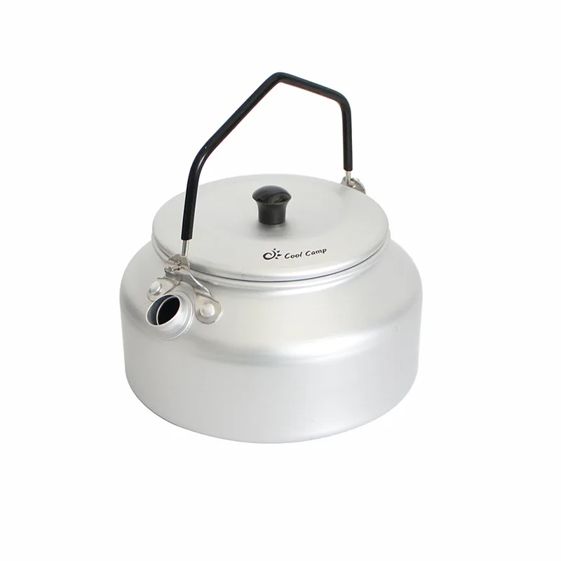 Ultralight Aluminum Camping Kettle Portable Outdoor Coffee Pot Retro Tea Kettle Travel Car Cookware