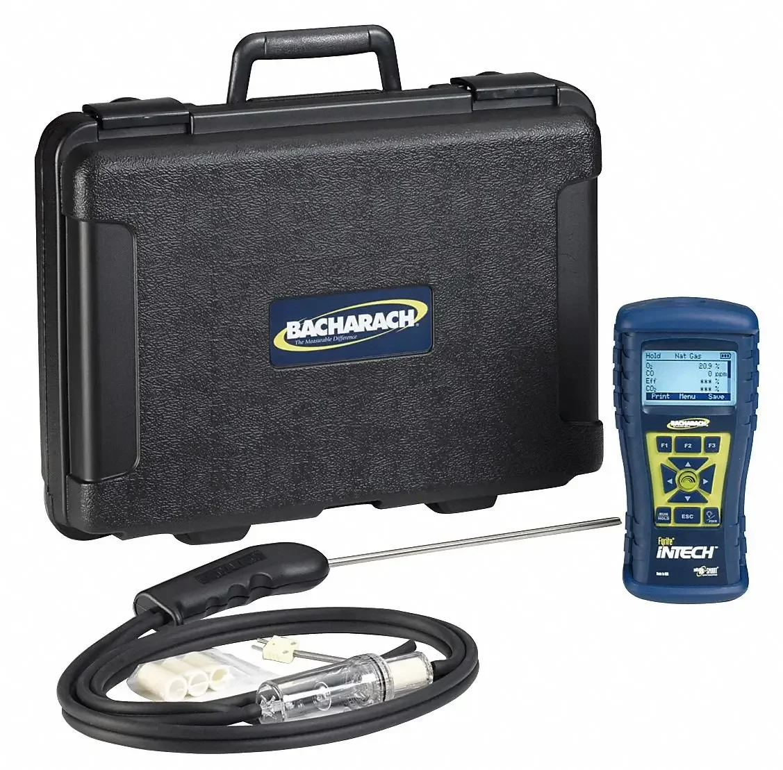 Fyrite Intech Combustion Analyzer; O2/CO, carrying case