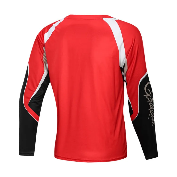 Camisas de manga larga transpirables, camisas de secado rápido para descenso, equipo de carreras, Jersey deportivo de carretera, novedad de verano