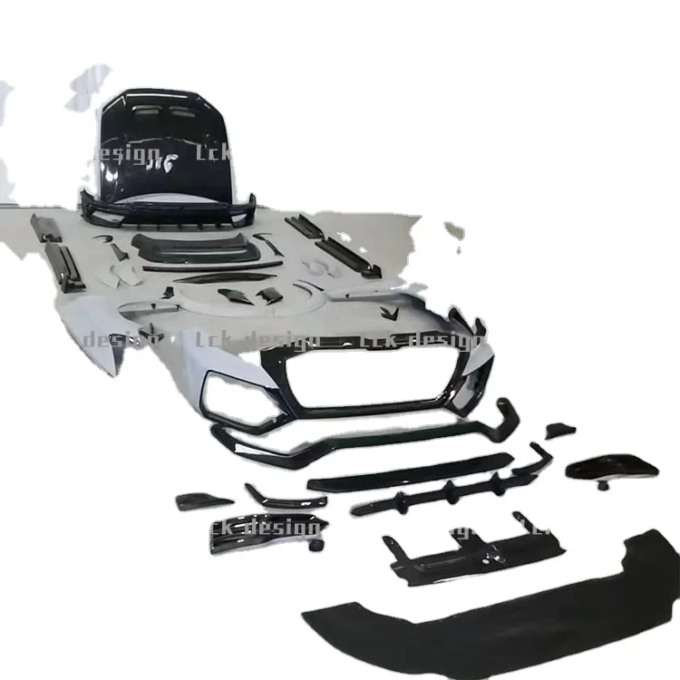 Body Kit for Q8 RSQ8 Dry Carbon Full Body Kit Front Rear Bumper Spoiler Auto Parts 2023