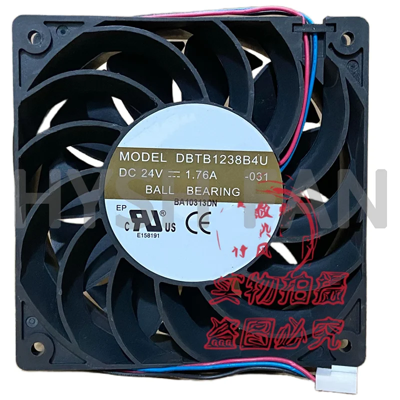 

DBTB1238B4U 24V 1.76A 12038 3-Wire Temperature-Controlled Violent Heat Dissipation Fan