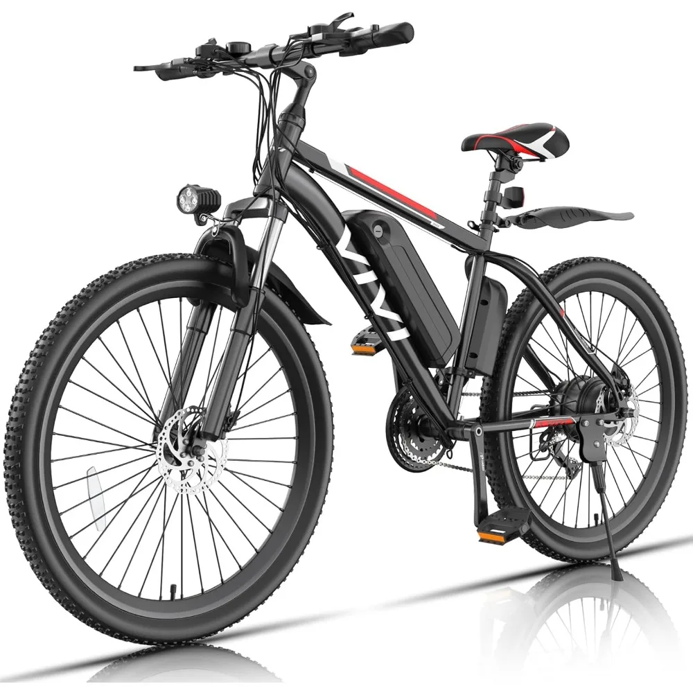 Adult e-bike 26-inch 780W removable 48V battery, e-mountain bike 21-speed gear, e-bike 50 mph/pedal assist