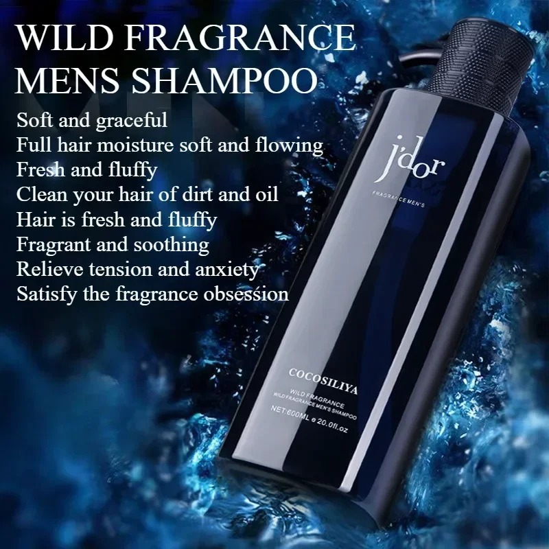 Shampoos & Shower Gel Combo Pack - Wild Fragrance Mens Body Wash Oil Control Shampoo Exfoliating Moisturize 20.3oz
