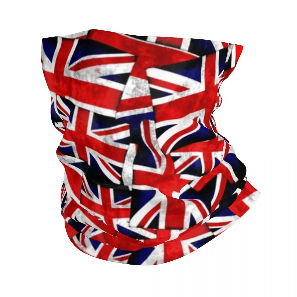 Union Jack British England UK Flag Bandana Neck Cover Balaclavas Wrap Scarf Multi-use Cycling Outdoor Sports Adult All Season