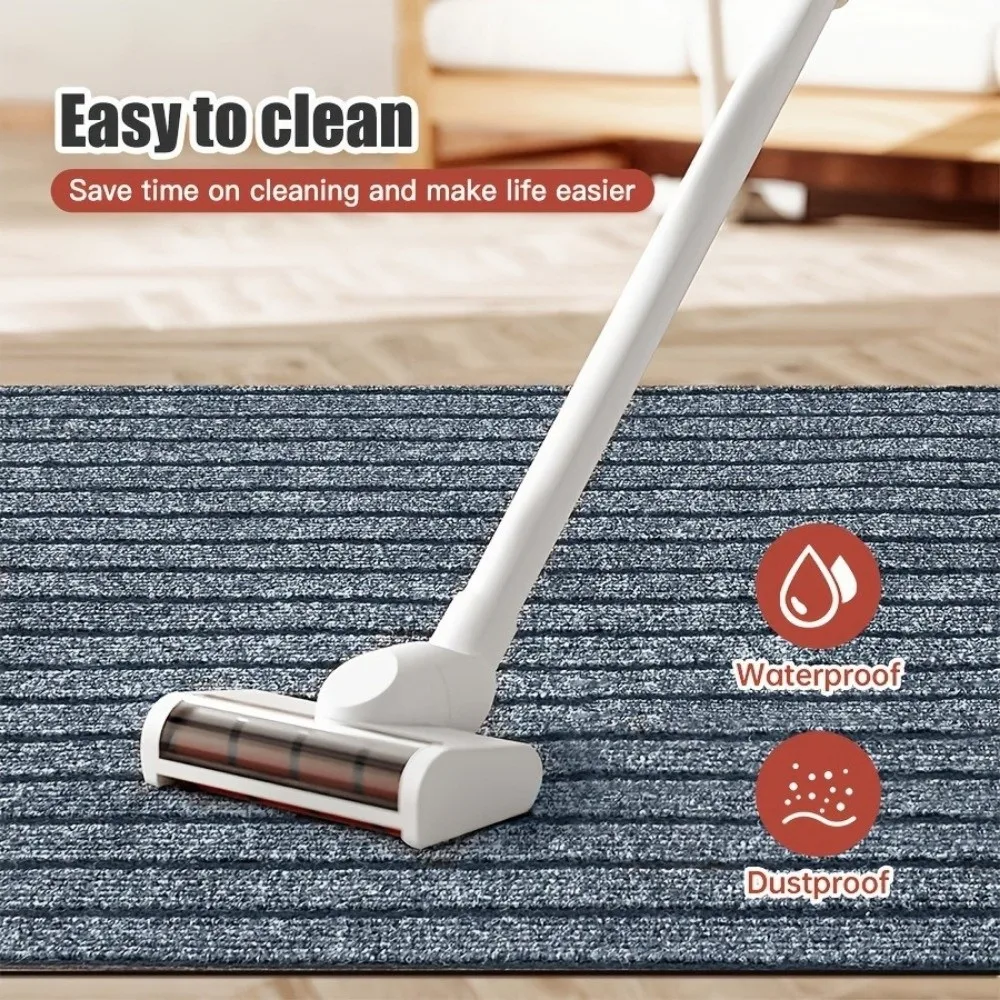 40x300 cm Self-Adhesive Carpet Absorbent Non-slip Peel and Stick Carpet Washable Stain Resistant Hallway Rug for Home