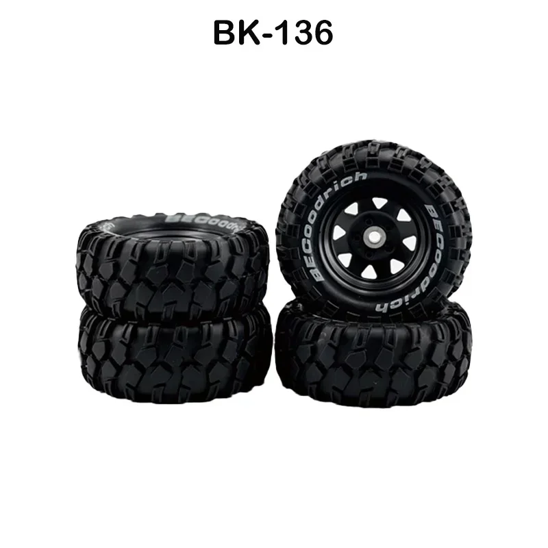 1/16 mjx 1/16 16207 16208 16209 h16 1/14 14209 14210 4 peças 93mm pneu de roda de borracha peças de atualização de carro rc