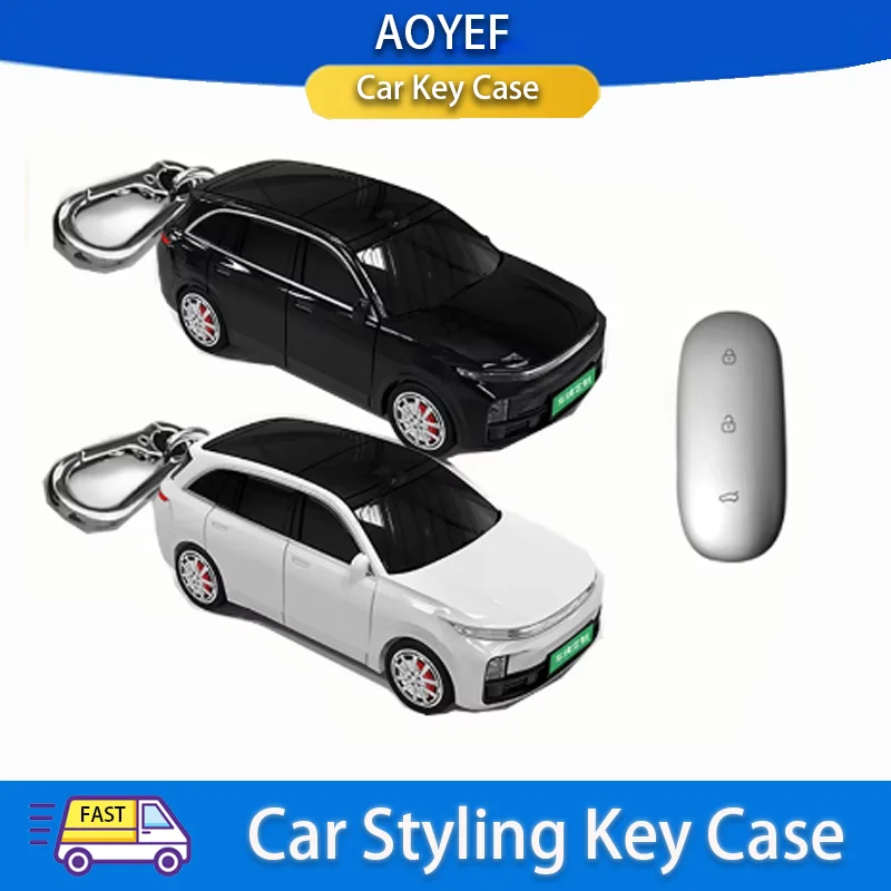 

Key Case for Li Xiang L6 Car Model for Li Lixiang L6 L7 L8 L9 2024 2023 2022 Smart Remote Car Key Cover Case Fob Keychain Bag