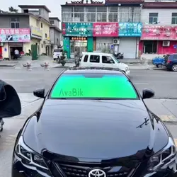 1Mx1.5M VLT 75% green Chameleon Truck Windshield Foil, Transparent Color Changing, Car Front Window Tint Solar Protection Film