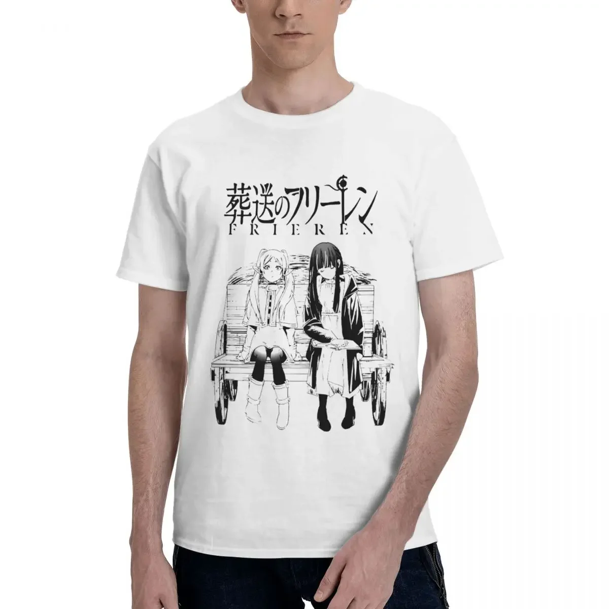 Sousou No Frieren Beyond Journeys End Manga Oversized T Shirt O-Neck Men Women Man Tee Graphic T Shirts Y2K Short Sleeve Tops