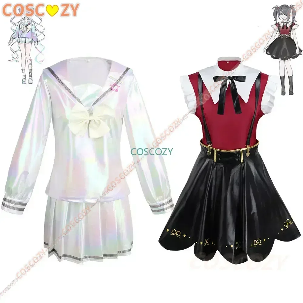 Game NEEDY Girl OVERDOSE KAngel Cosplay Costume Lolita Beautiful Laser JK Sailor Suit School Uniform Comic Con Outfit images - 6