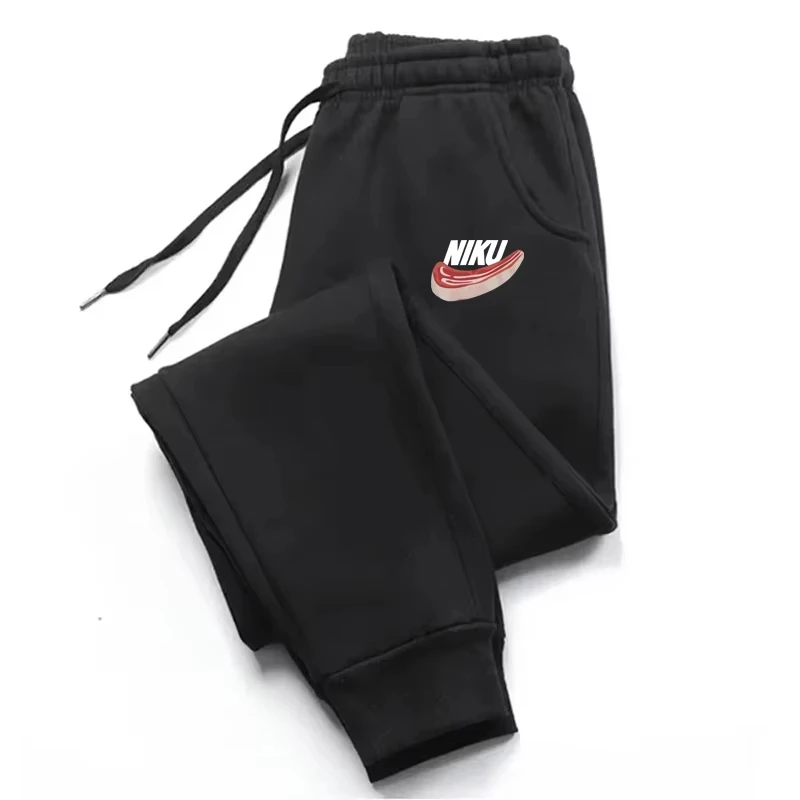 

High Quality 2025 Mens Casual Pants Soft Stretchy Running Sportswear Trendy Printed Streetwear Elastic Waist Comfortable