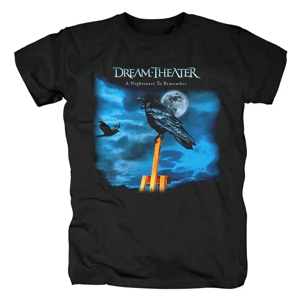 Summer Dream Theater Progressive Metal Band Inspired Graphic Tee Majesty Symbol Cotton Shirt for Fans