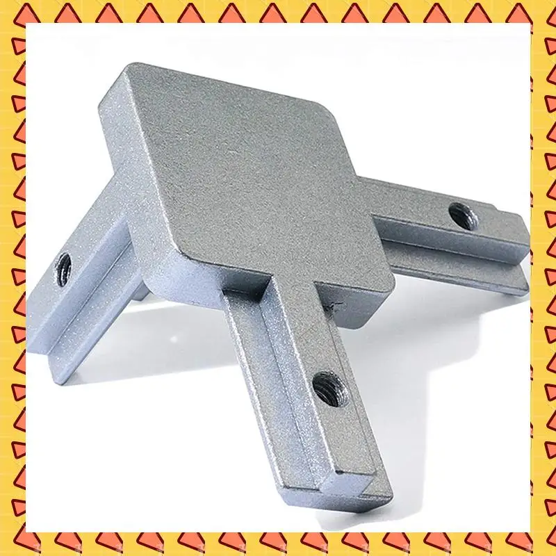 A008 24Pc 2020 Series 3 Way End Corner Bracket Connector For European Standard 6Mm T Slot 20X20mm Aluminum Extrusion Profile