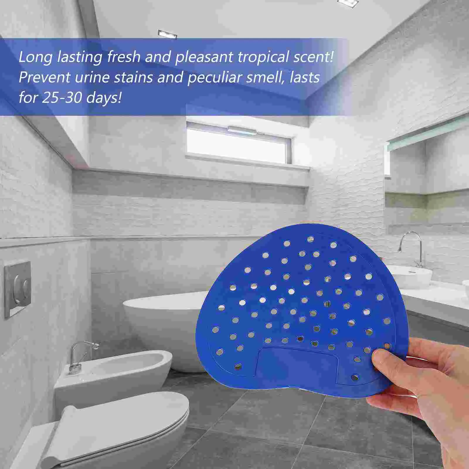 10 Pcs Urine Pad Urinal Cleaning Toilet Pads Deodorant Elimination Filter Deodorizer Mats Plastic Restroom Care Screens