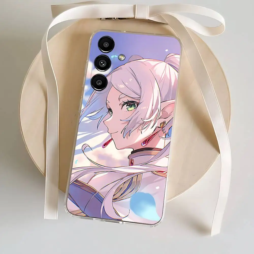 F-Frieren-S B-Beyond J-Journeys End Phone Case Para Samsung S24,30,21,22,23,20 FE,lite,PIus, Ultra,5G,Nota, 9,10 Capa Transparente