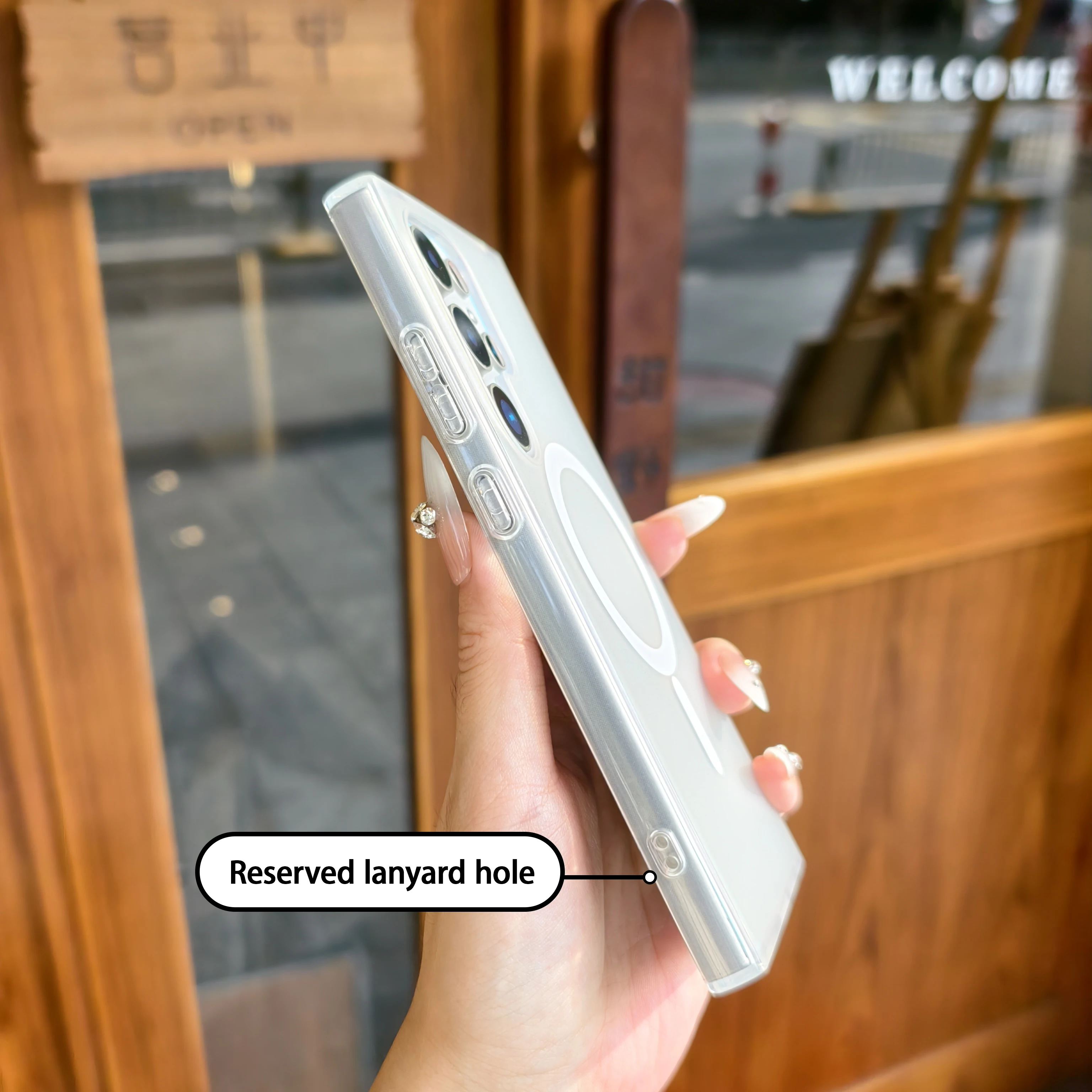 Funda protectora de lujo a prueba de golpes que cambia de color, exfoliante solar, atracción magnética para Samsung Galaxy S25 S24FE S23.