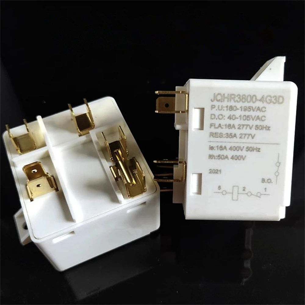 Starter relay protector for Air conditioning refrigerator ice maker JQ3800-4G3D JQHR3800-4G3D PTC 5-pin starter overload protect