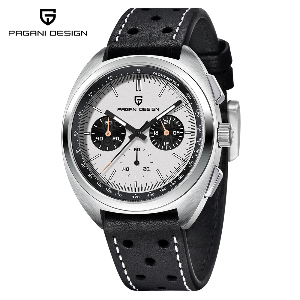 PAGANI DESIGN 2026 NEW Turtle Back Chronograph 1782 Fashion Quartz Wristwatch for Man Luminous Waterproof Watch Reloj Hombre image 3