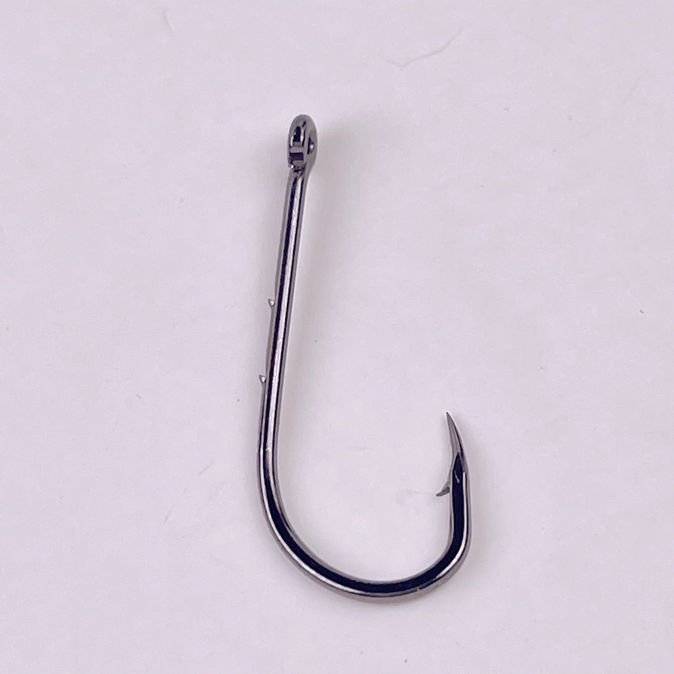 Anzuelos Acero Alto Carbono Plateados para Pesca en Agua Salada - imagen 4