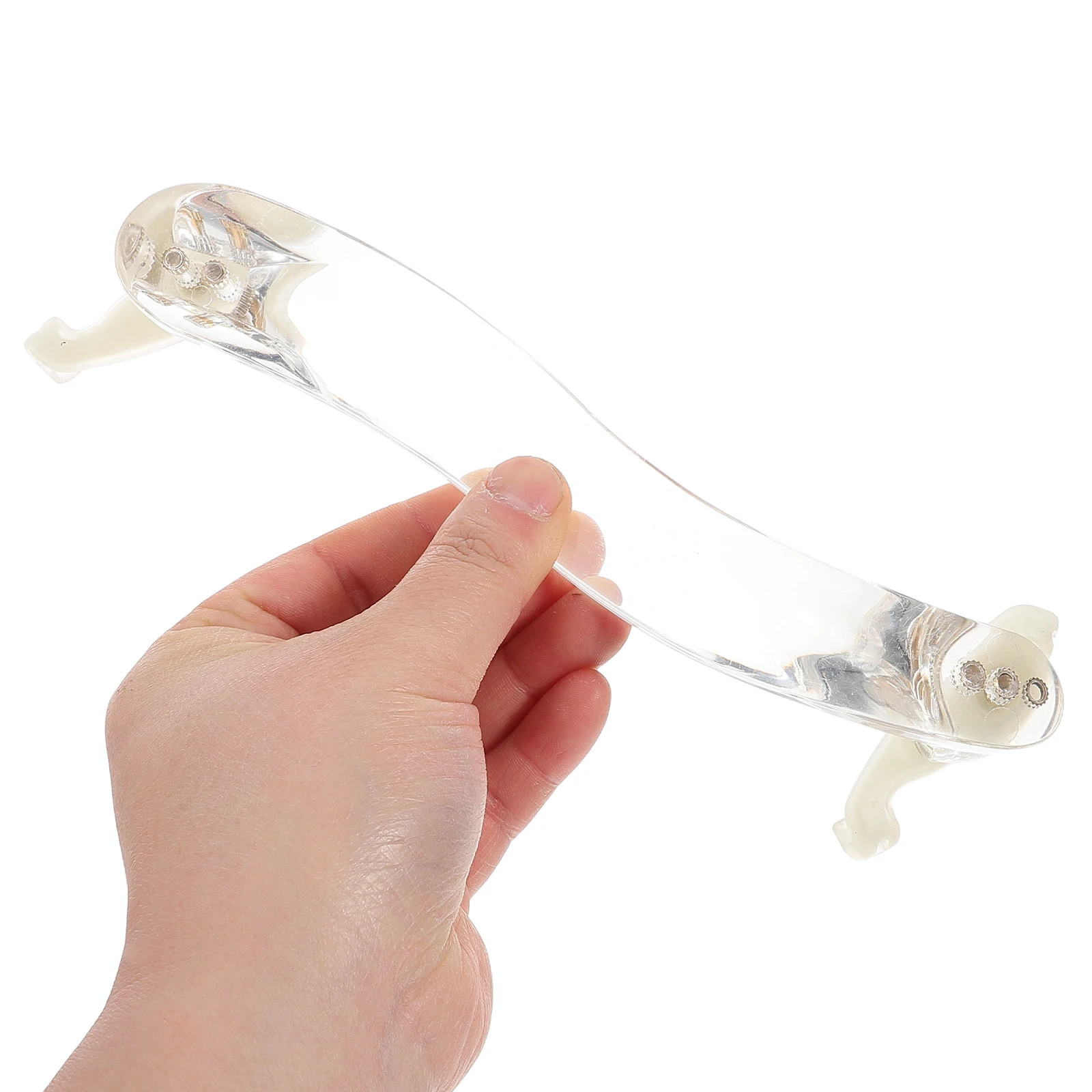 

Violin Shoulder Rest Musical Instrument Accessories Beginner Violinists Acrylic for Viola Transparent