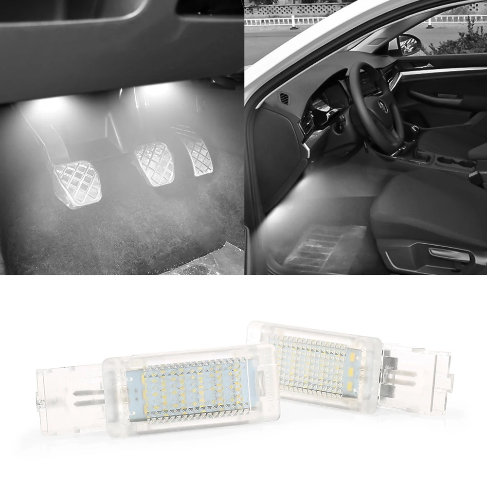 LED Interior Footwell Light For VW Golf 5/6/7 Plus Polo Scirocco Passat B6 B7 B8 CC Tiguan Jetta Caddy Tourage Sharan EOS