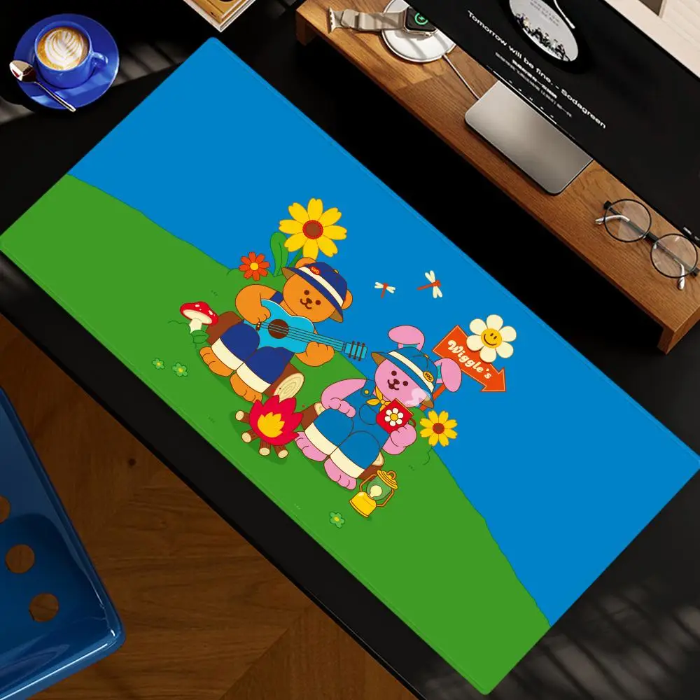 لوحة ماوس Wiggles Wiggles MouseMat XXL ملحقات الكمبيوتر لوحة مفاتيح كبيرة لطاولة الكمبيوتر المحمول المنتج الجديد لألعاب الألعاب