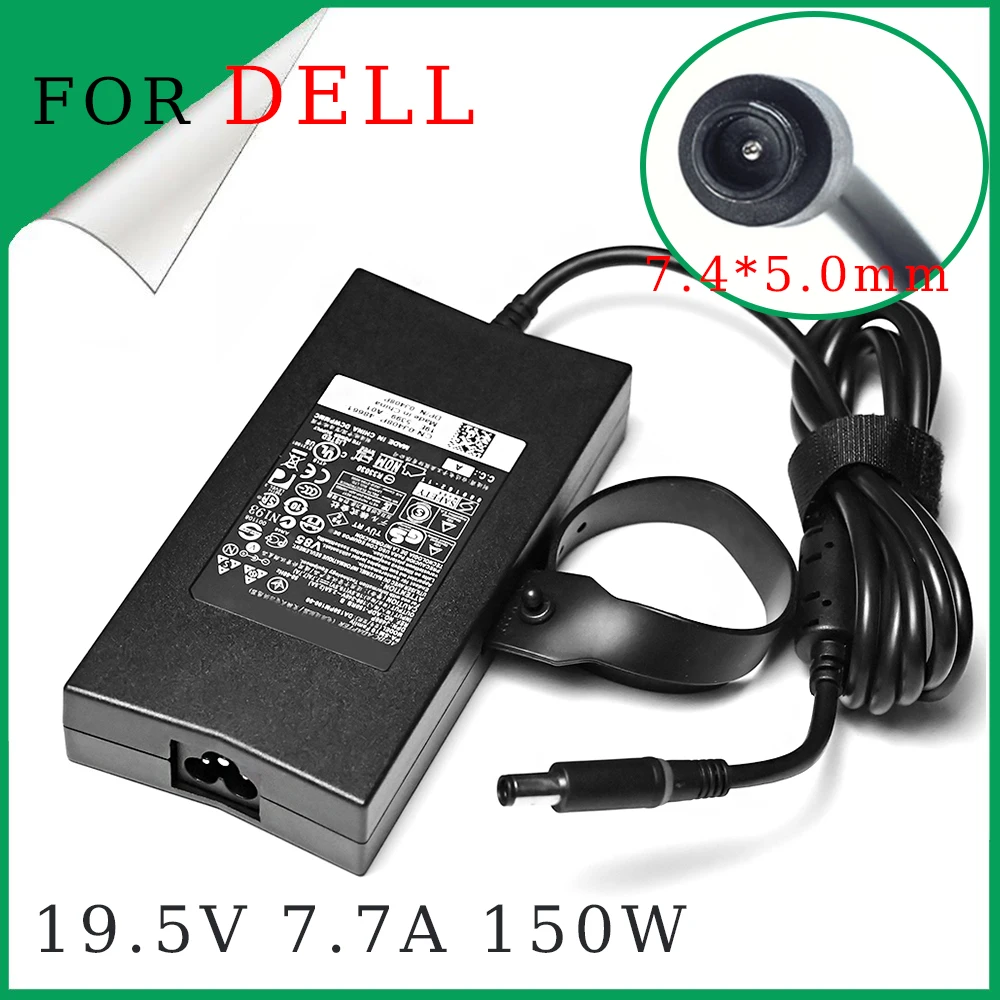 19.5V 7.7A 150W 7.4*5.0mm DA150PM100-00 Laptop Charger for Dell Alienware M14X M15X Inspiron M1710 2320 5160 ADP-150RB PA-5M10