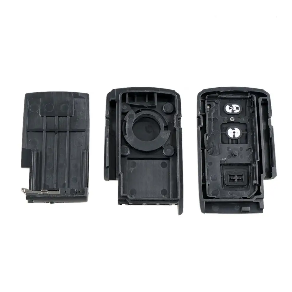 Coque de clé de voiture de remplacement noire avec lame TOY43, coque de clé à distance, adaptée pour Toyota Prius CorTrust-Verso, 2 boutons