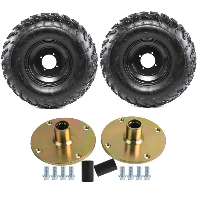 

23x7-10 "23x7-10 обод шины колеса + ступица 23T для картингов гоночная багги ATV косилка 250cc 200cc