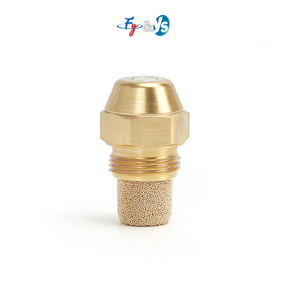 60° Brass Diesel Fuel Nozzle - Oil Burner Spray Nozzle for Methanol/Combustion Engine, 9/16