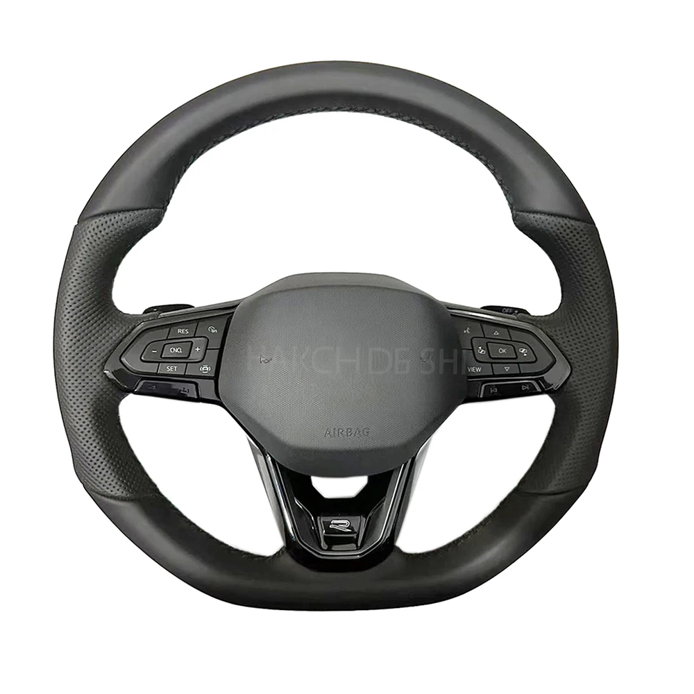 Shift Paddle Leather Multifunctional Steering Wheel For Volkswagen Jetta Golf Tiguan CC Passat MQB Platform