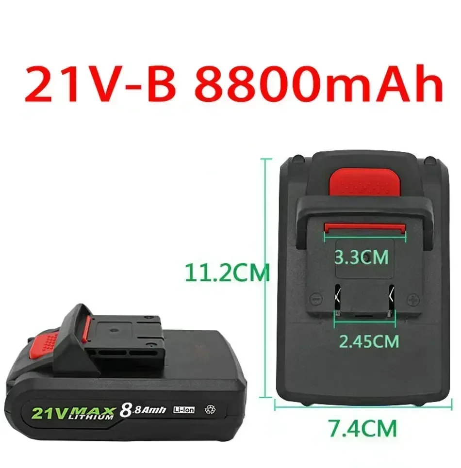 2024 VTET 21V 36V 9800mah Electric Drill Tool Rechargeable Lithium Battery Electric Screw Driver Electric Drill Li-ion Battery