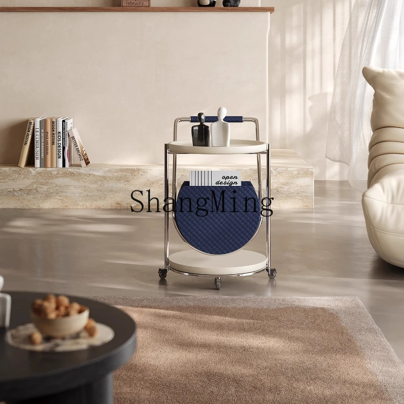FGgood-looking  new light luxury side few trolley cream wind living room balcony bedroom simple side few